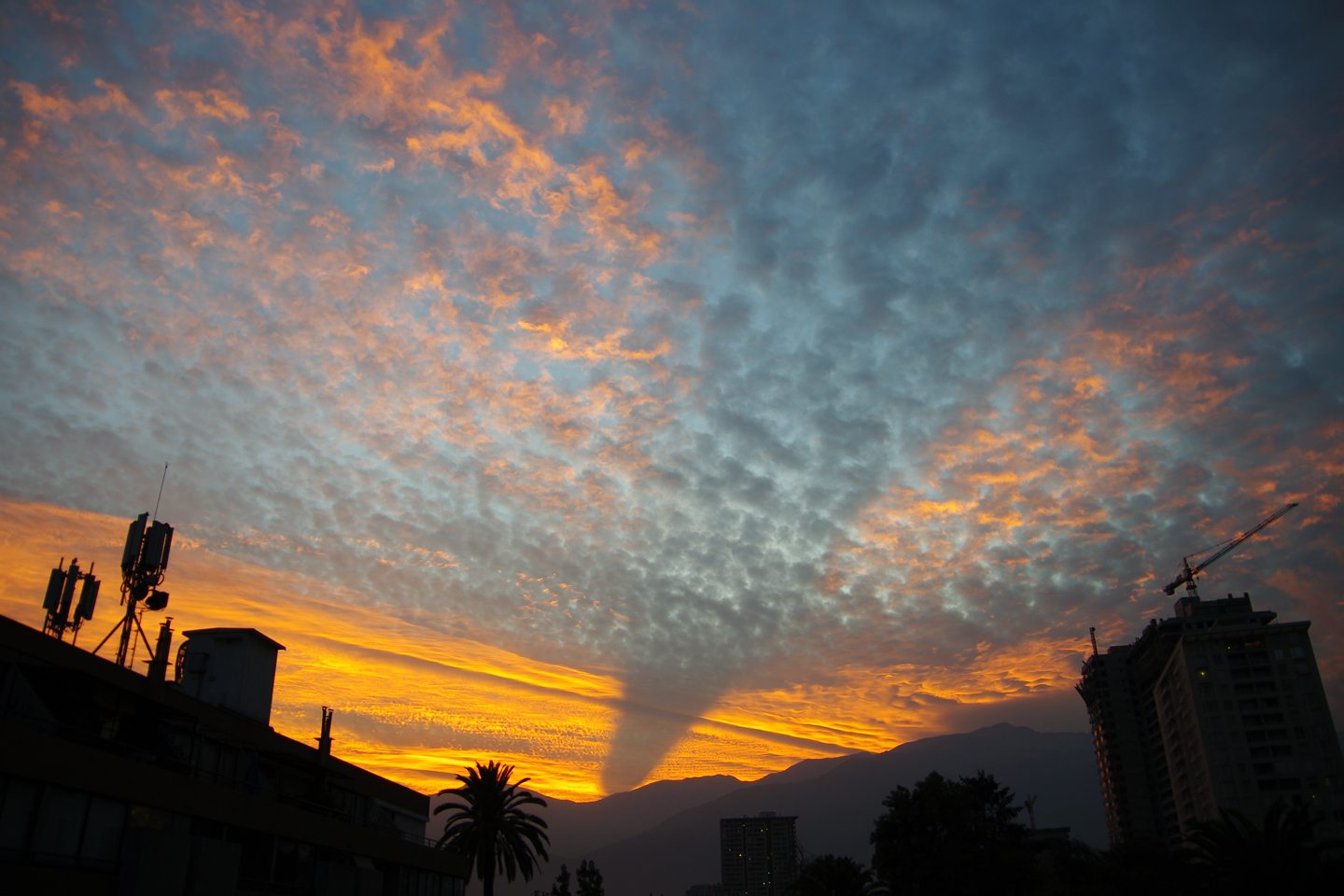 sombras en las nubes