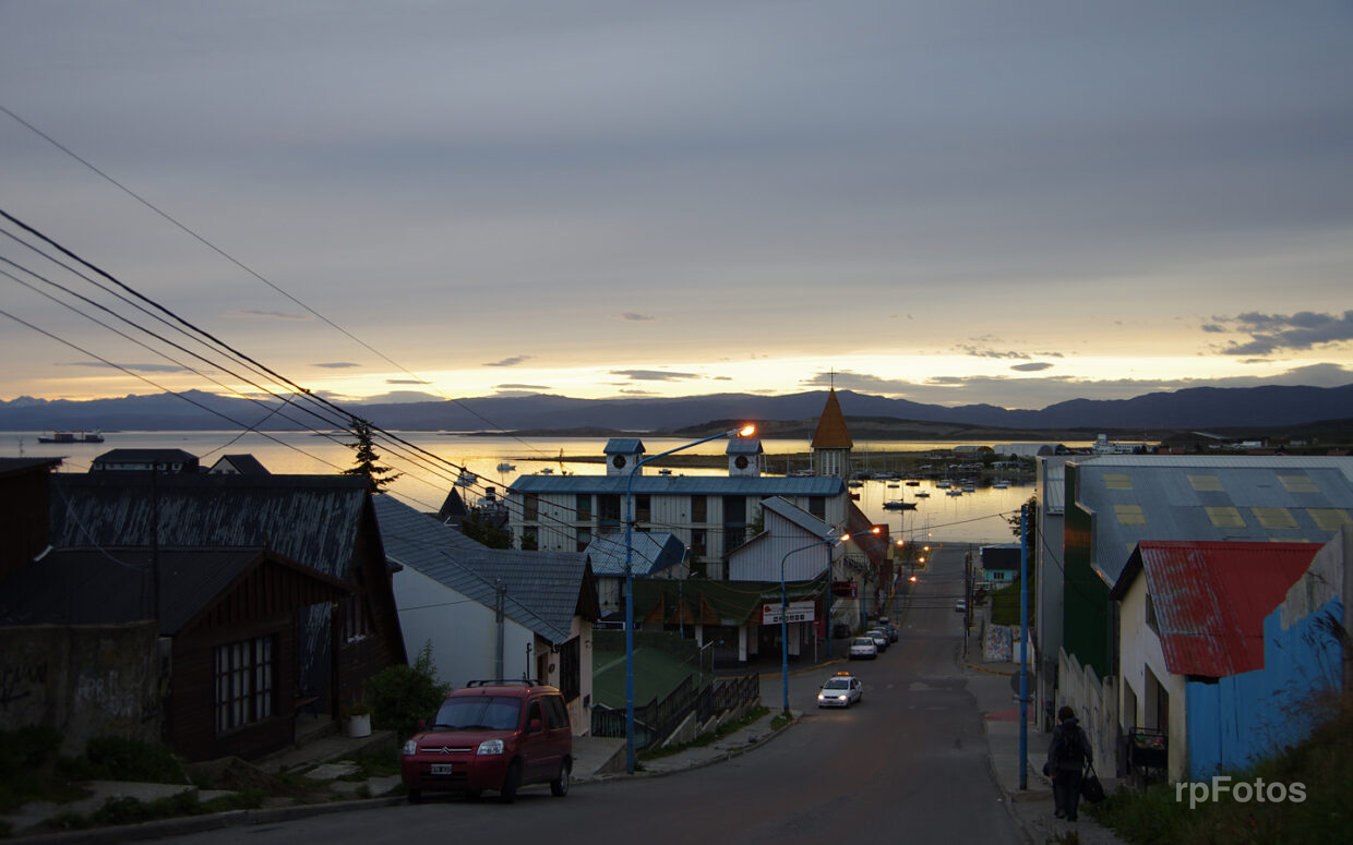 Bajando en Ushuaia