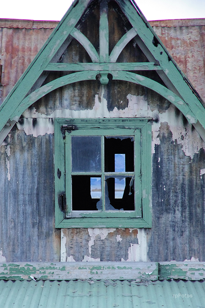 Casa abandonada en Puerto Natales