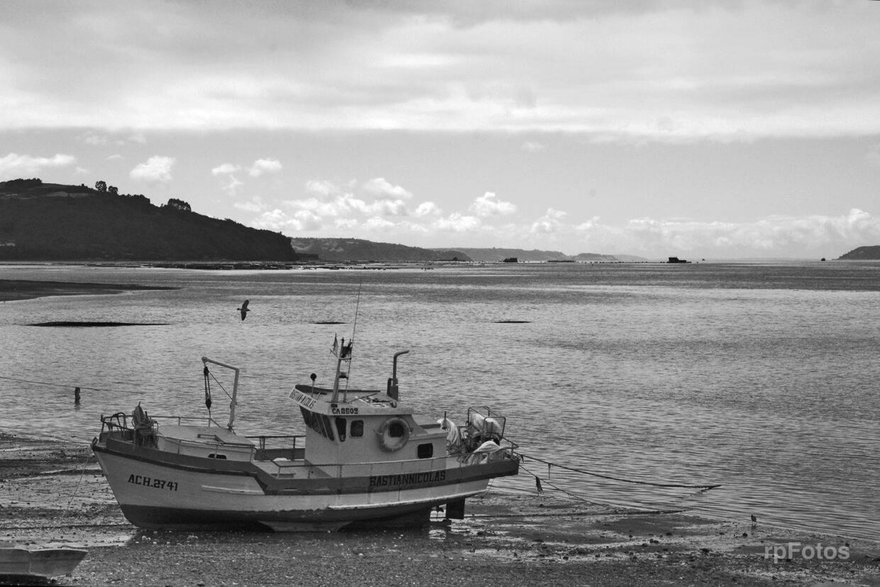 Lancha en Dalcahue