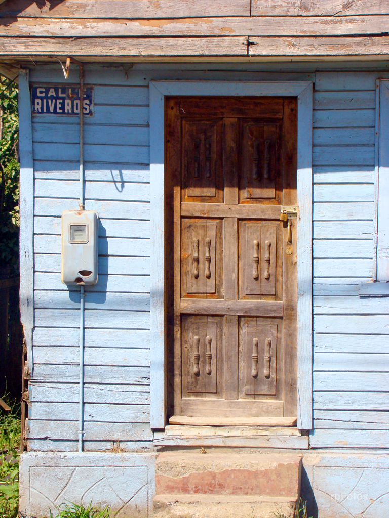 Puerta en Achao, Chiloé