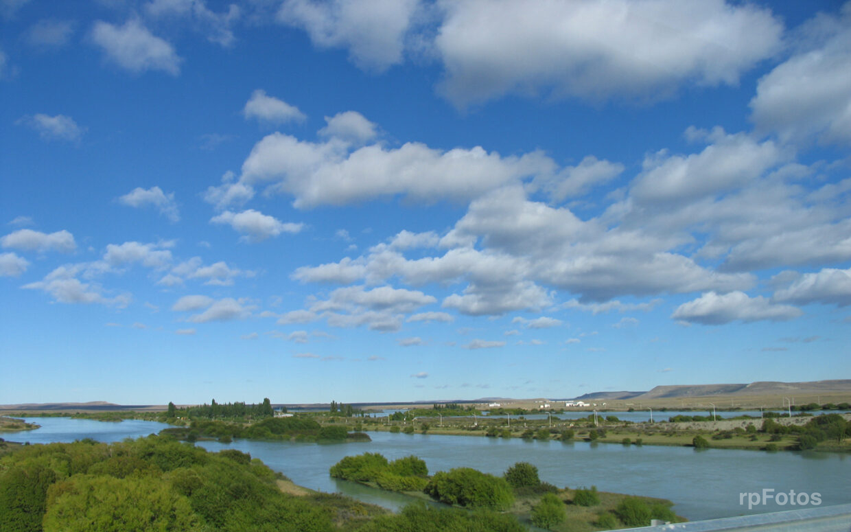 Río Gallegos en Argentina