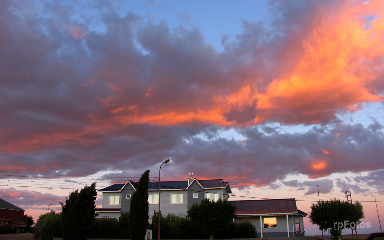 Atardecer en San Julián, Argentina