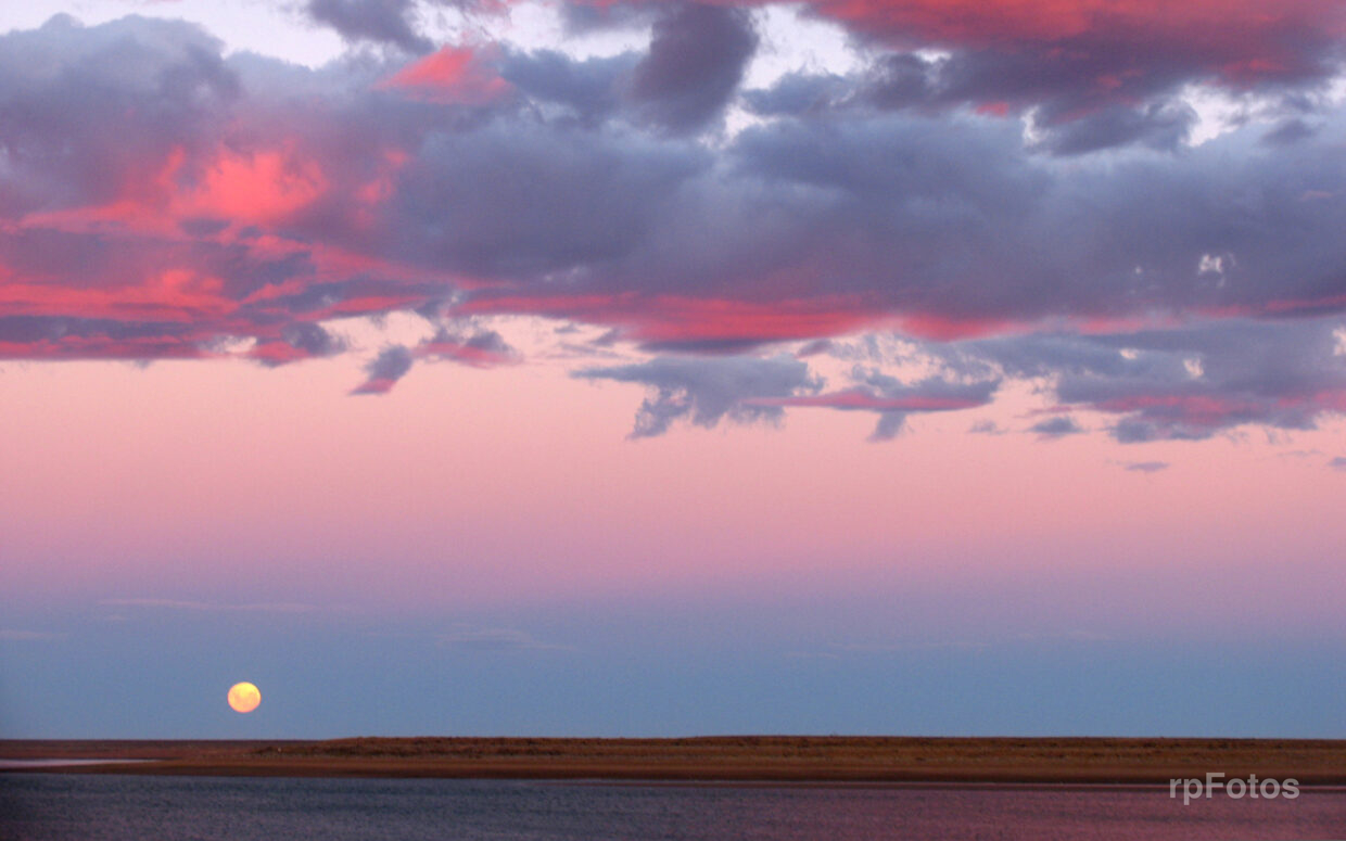 Atardecer en San Julián, Argentina