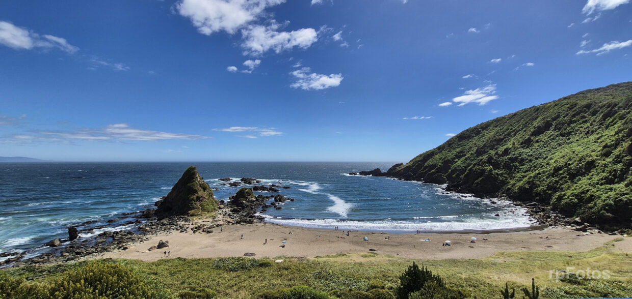 Playa chica en Curiñanco, Valdivia