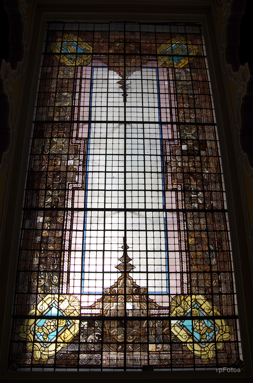 Vitral en Palacio Arzobispal en Lima